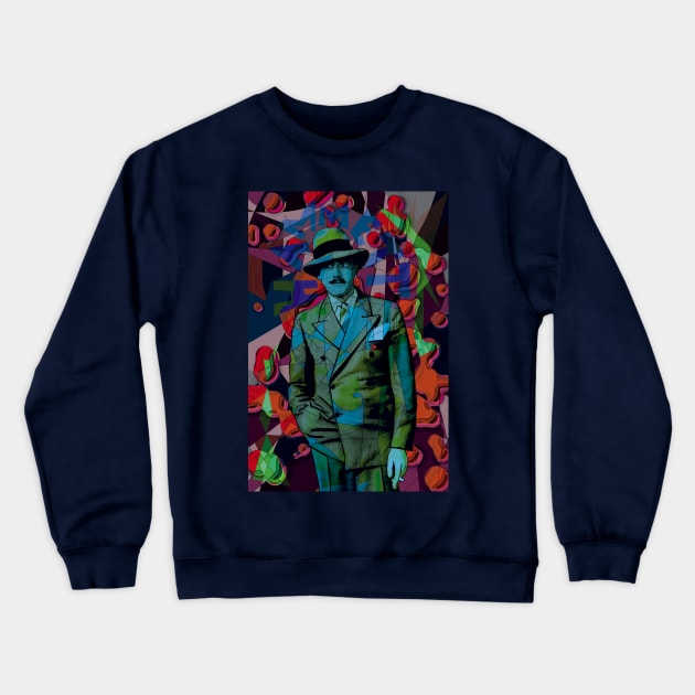 Dashiell Hammett - Noir Crewneck Sweatshirt by Exile Kings 